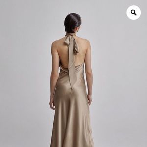 Woman’s silk dress